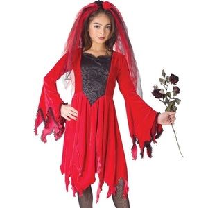 Devil Red Bride Child’s Halloween Costume